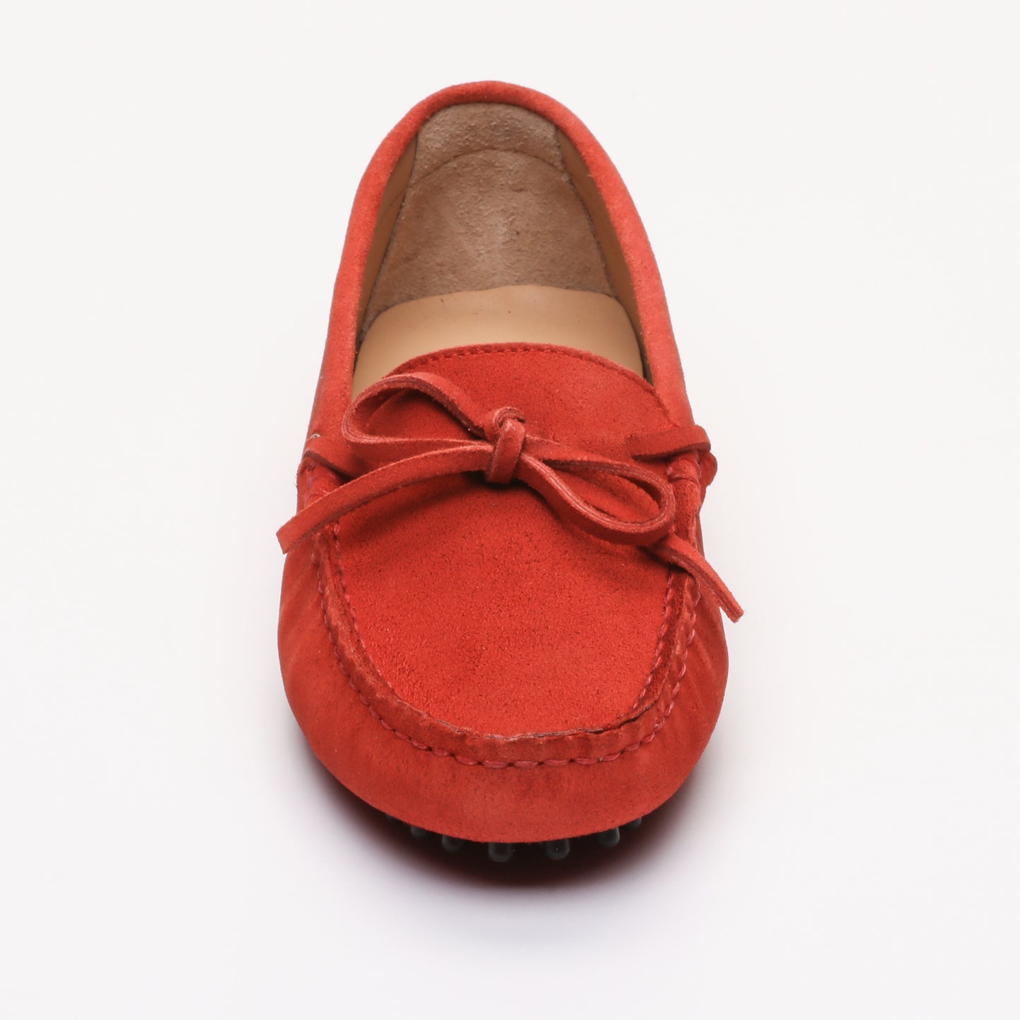 KATE mocassins à lacets rouge