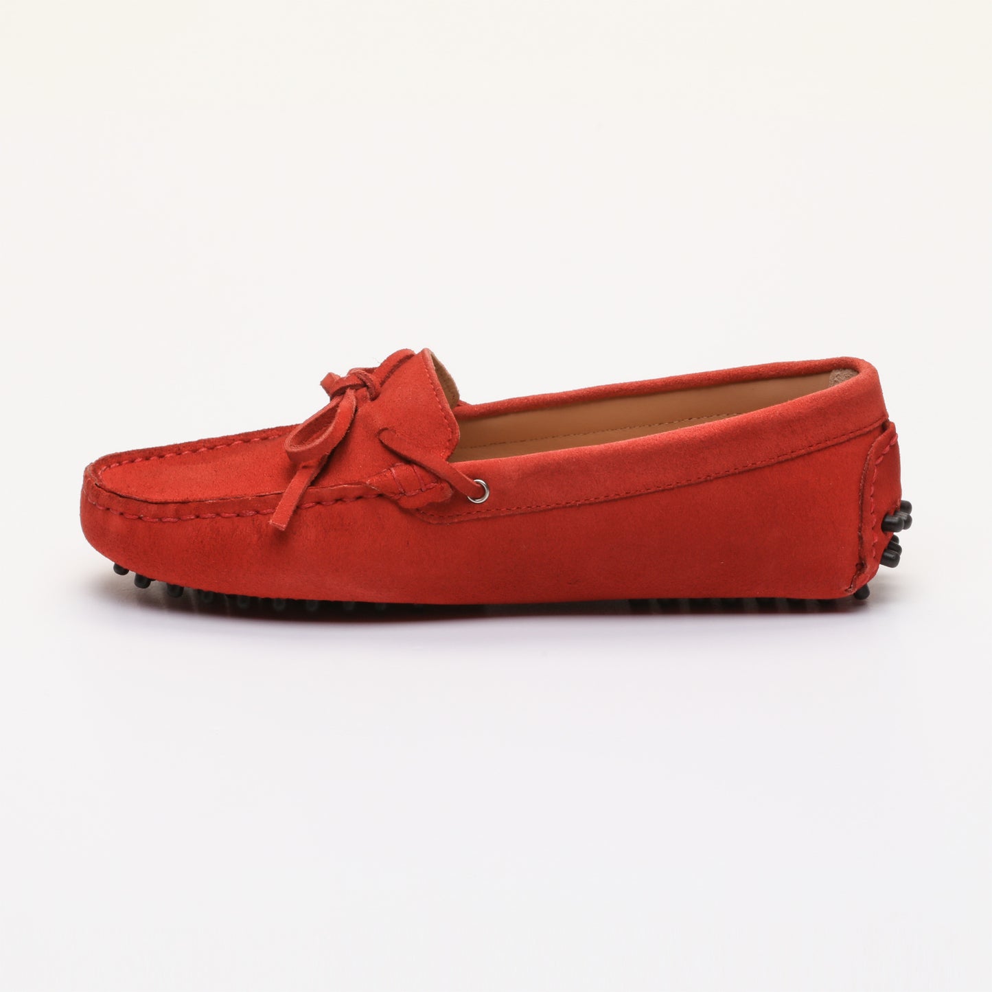 KATE mocassins à lacets rouge