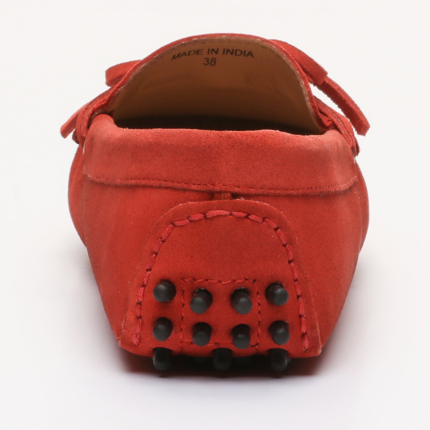 KATE mocassins à lacets rouge