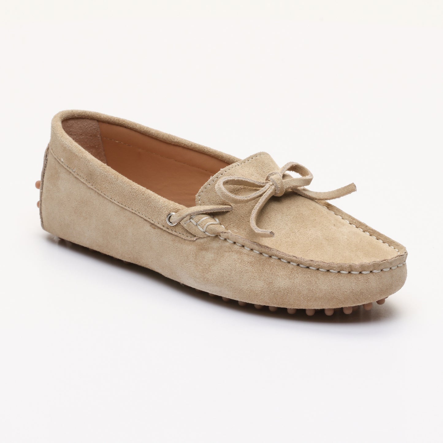 KATE mocassins à lacets beige