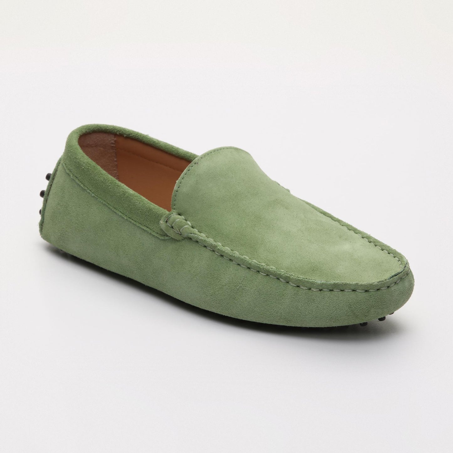 CAMBRIDGE mocassins classiques vert clair