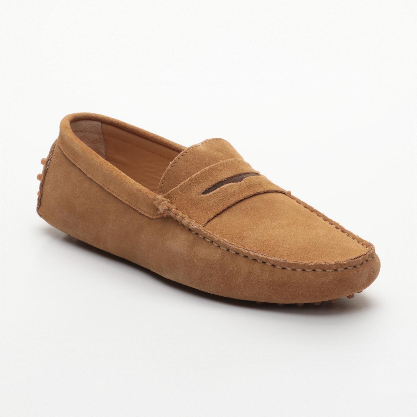CLIFF mocassins classiques cognac et chocolat