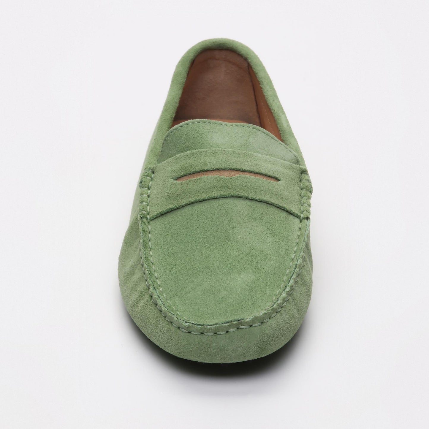 CLIFF mocassins classiques vert clair