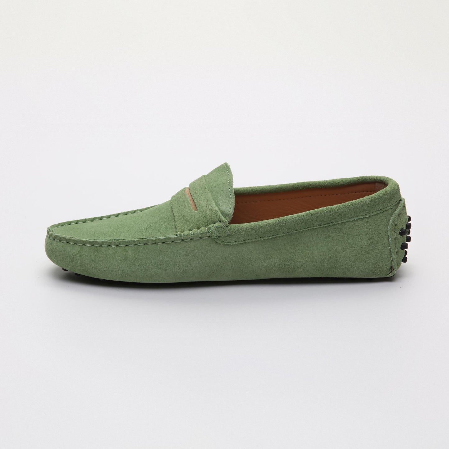 CLIFF mocassins classiques vert clair