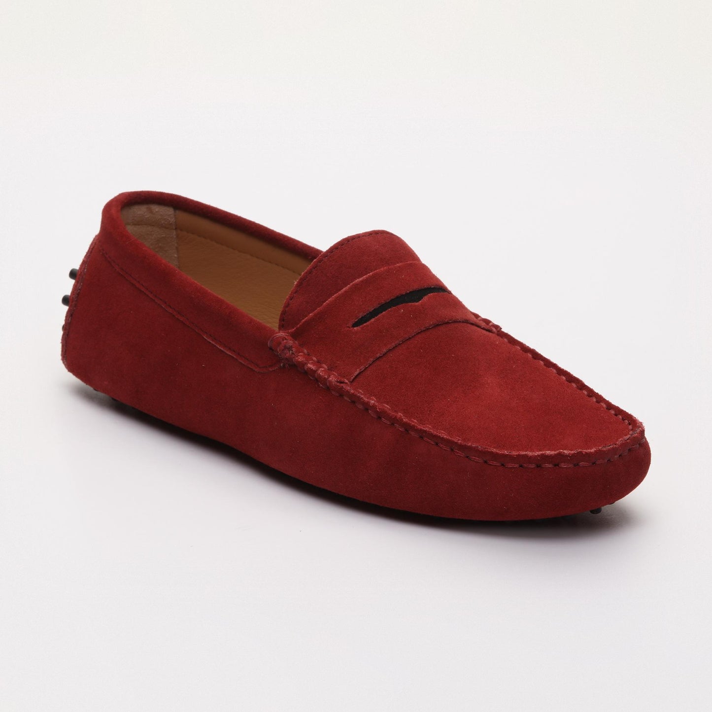 CLIFF mocassins classiques vignon et noir