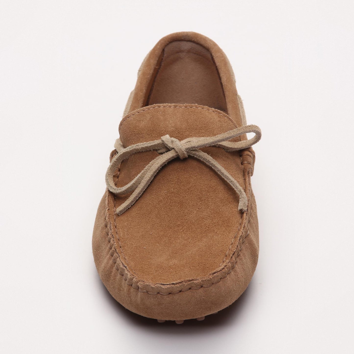 CORNWALL mocassins à lacets creme et beige