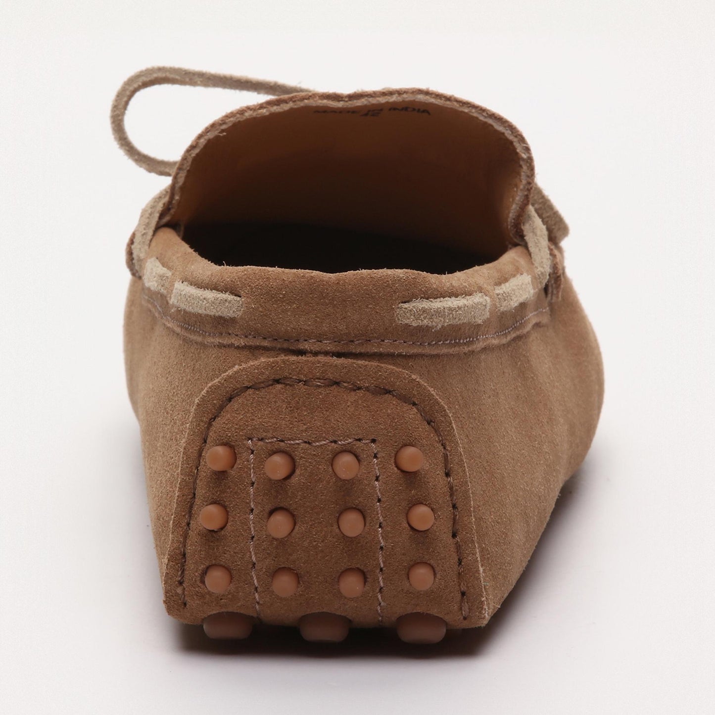 CORNWALL mocassins à lacets creme et beige