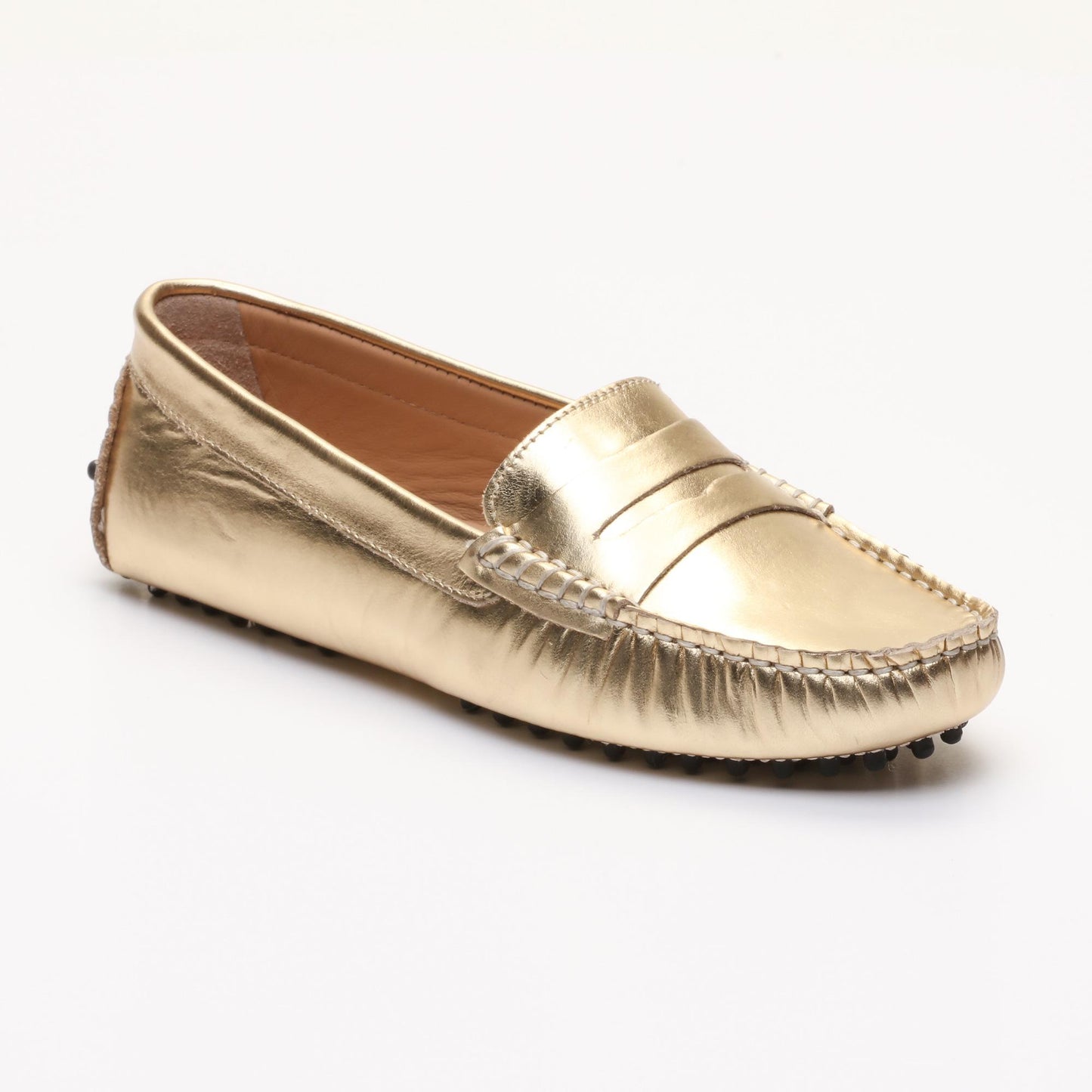DEIRA mocassins classiques or