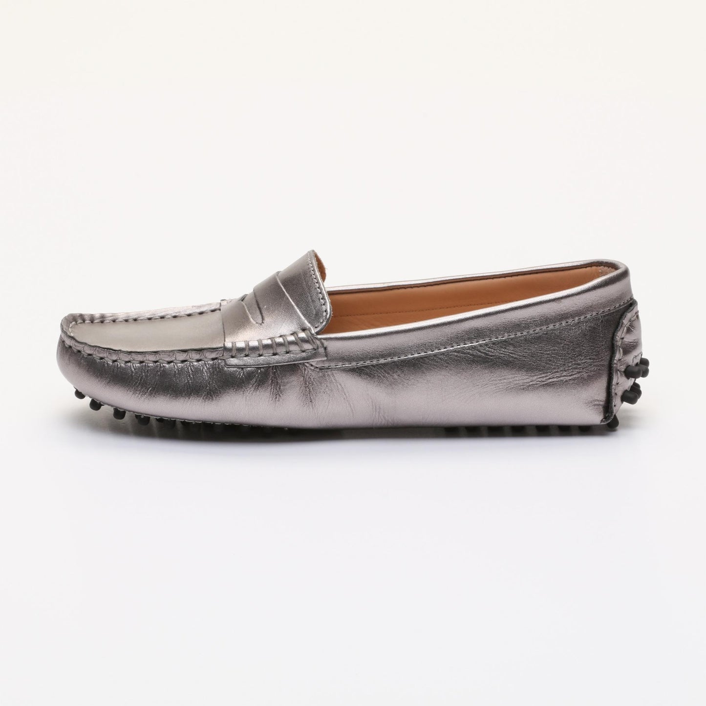 DEIRA mocassins classiques platine