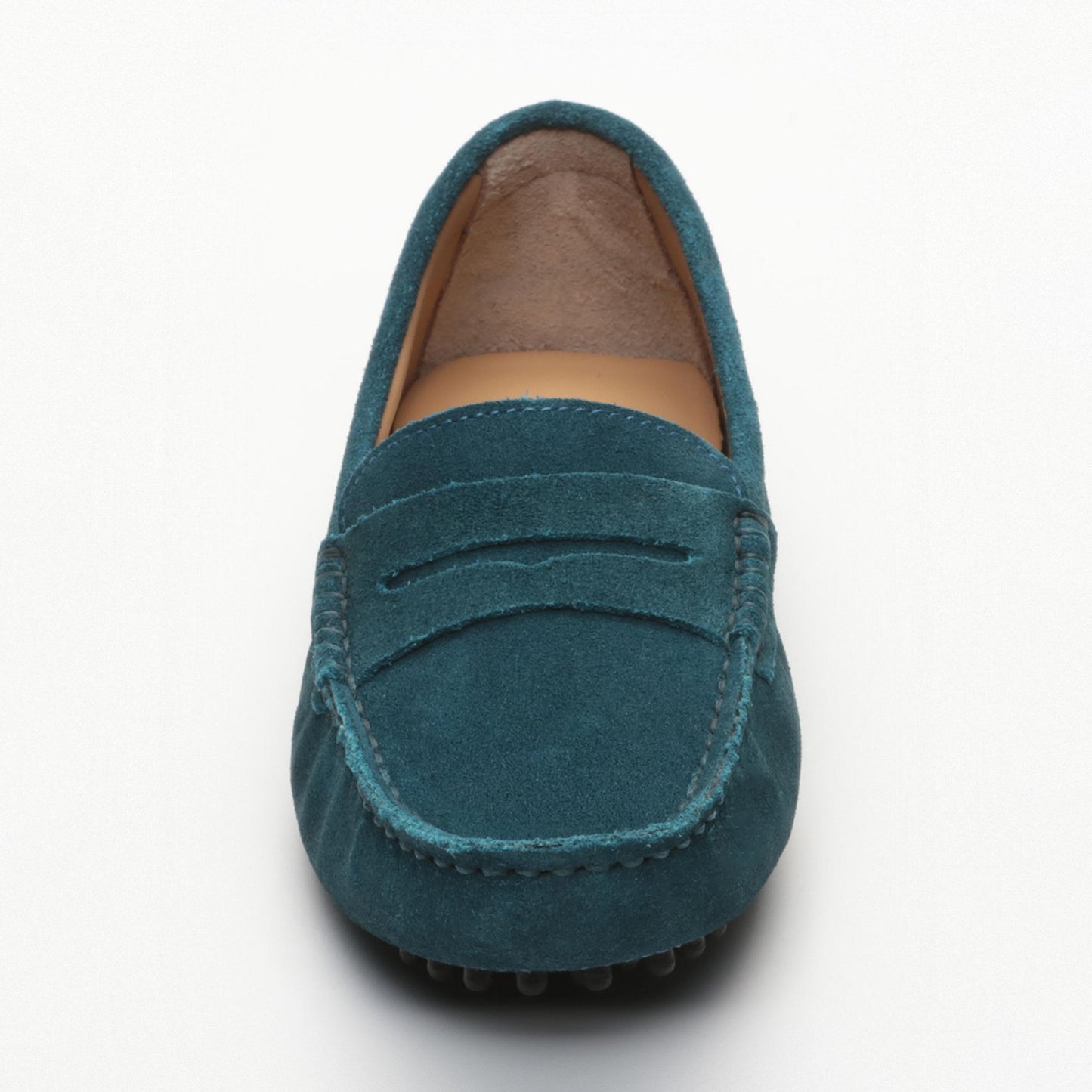 DEIRA mocassins classiques turquoise foncé