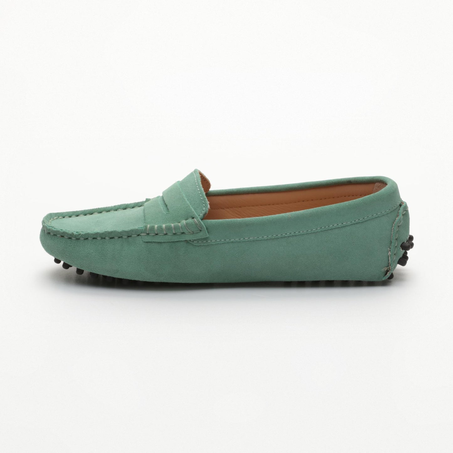 DEIRA mocassins classiques vert passé