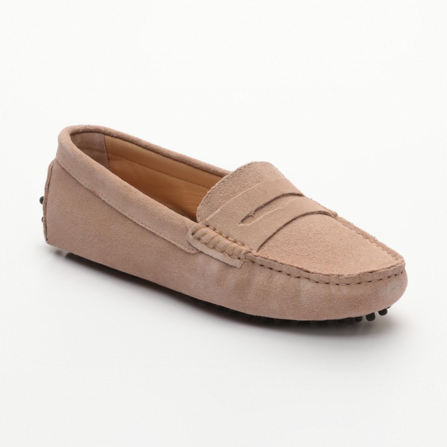DEIRA mocassins classiques vieux rose clair
