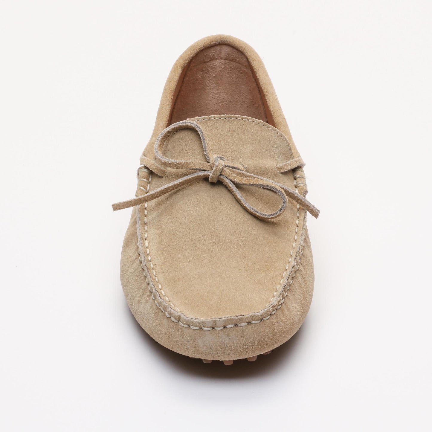 DUKE mocassins à lacets beige