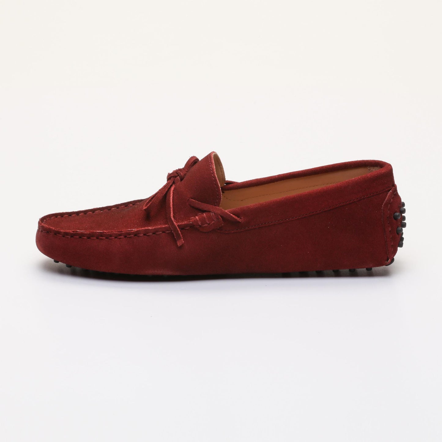 DUKE mocassins à lacets bordeaux