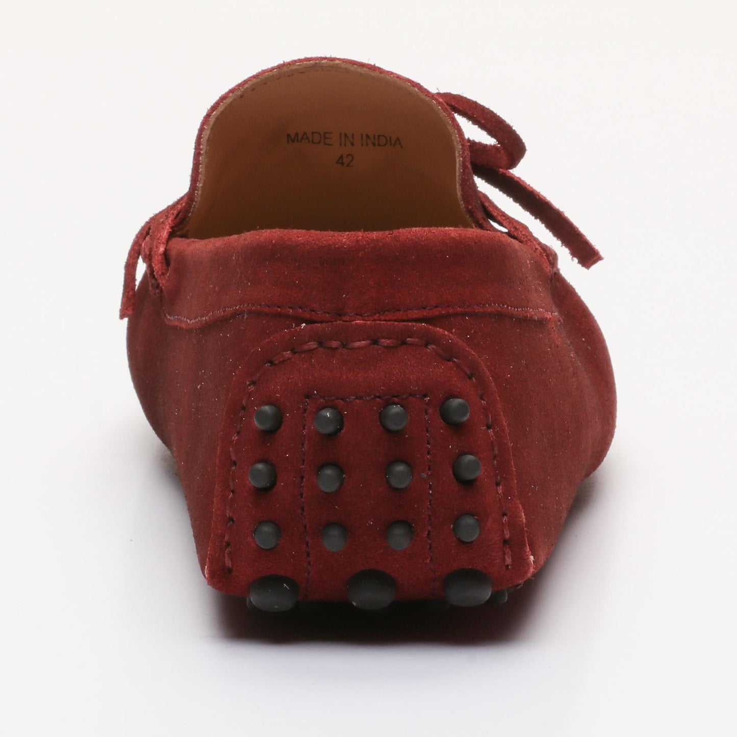 DUKE mocassins à lacets bordeaux