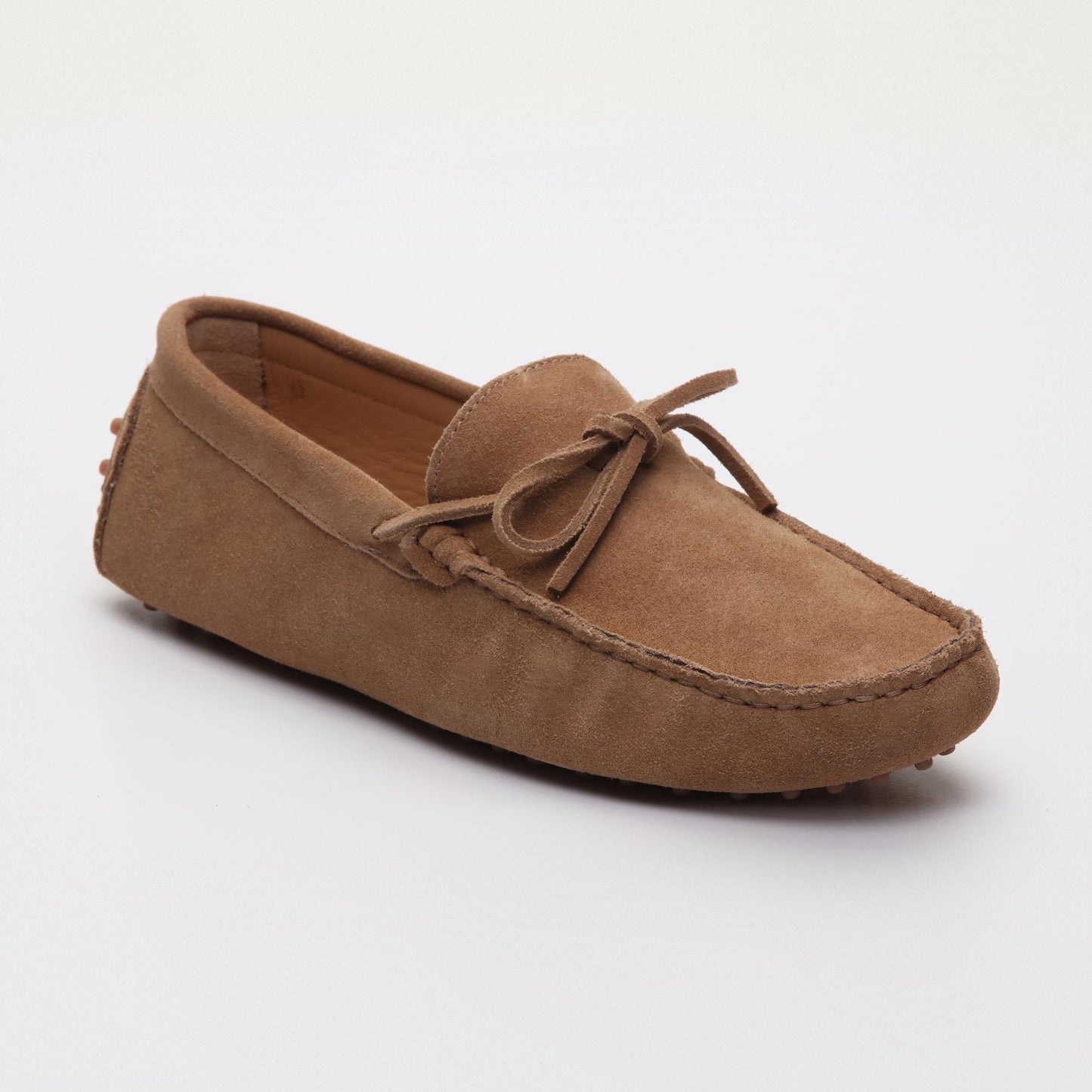 DUKE mocassins à lacets creme