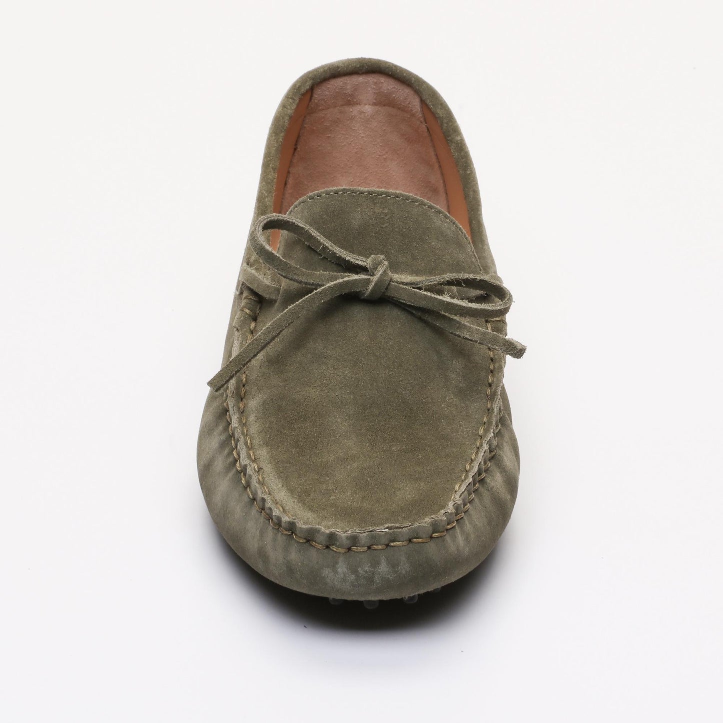DUKE mocassins à lacets kaki