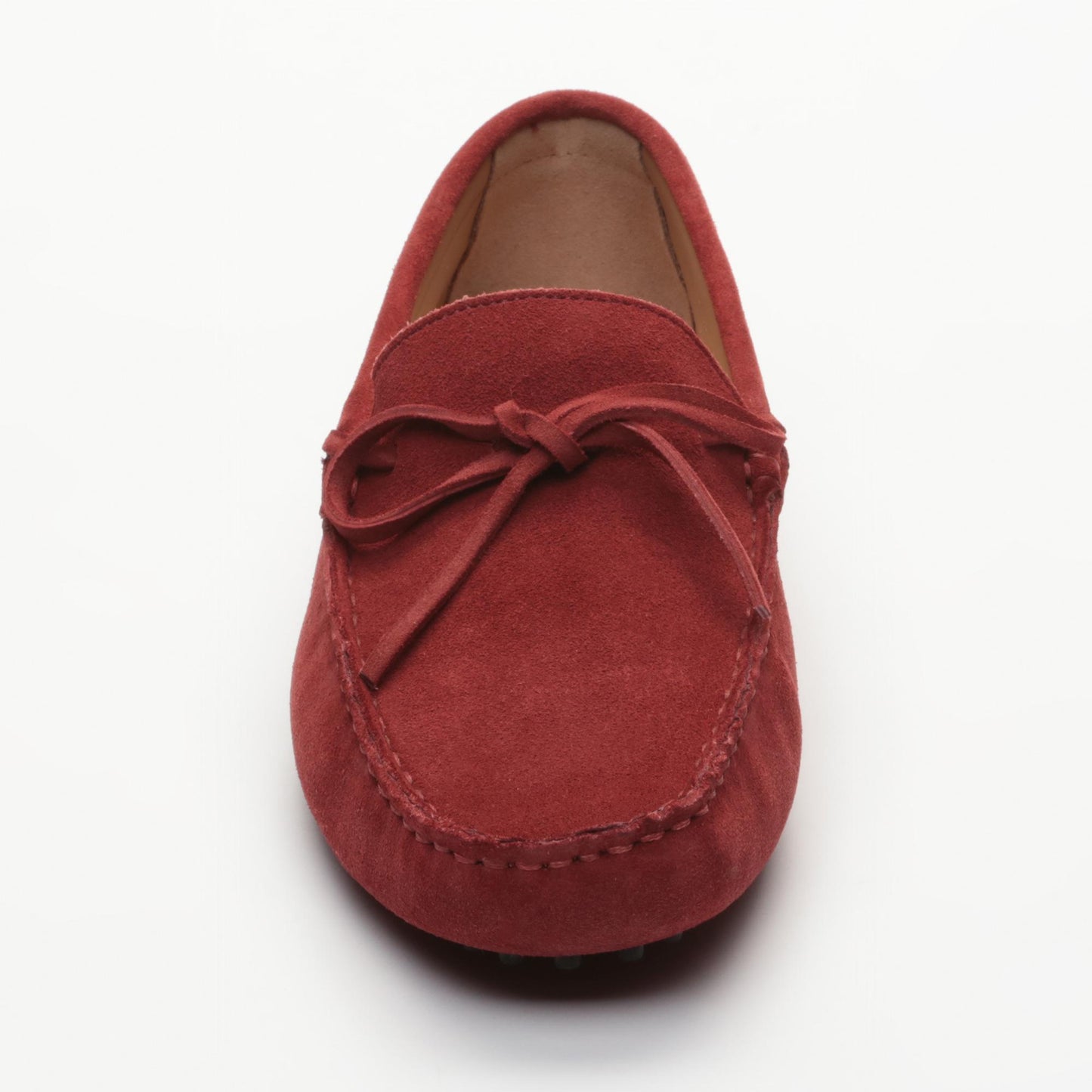 DUKE mocassins à lacets lie de vin
