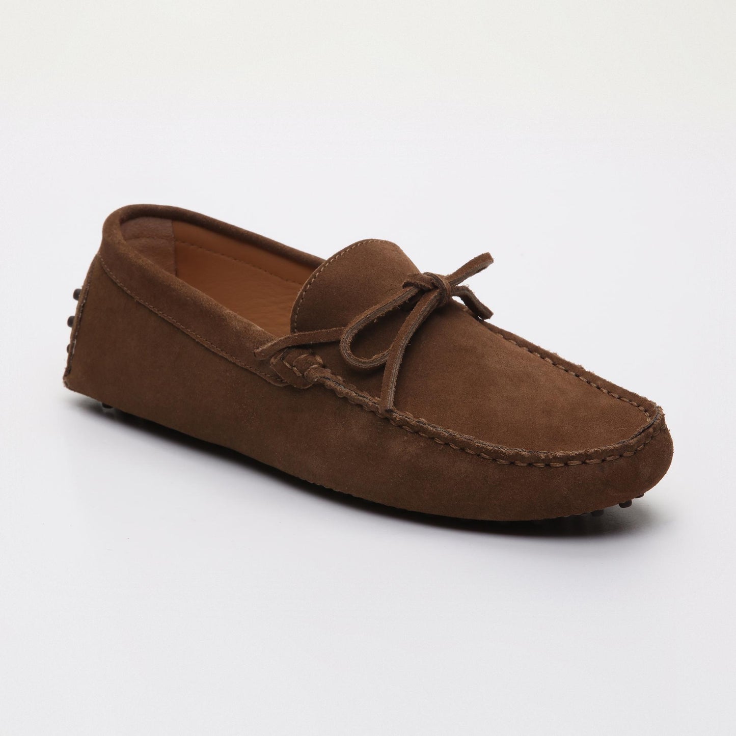 DUKE mocassins à lacets marron