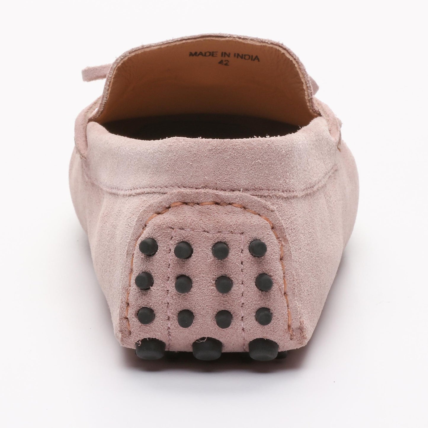 DUKE mocassins à lacets rose clair