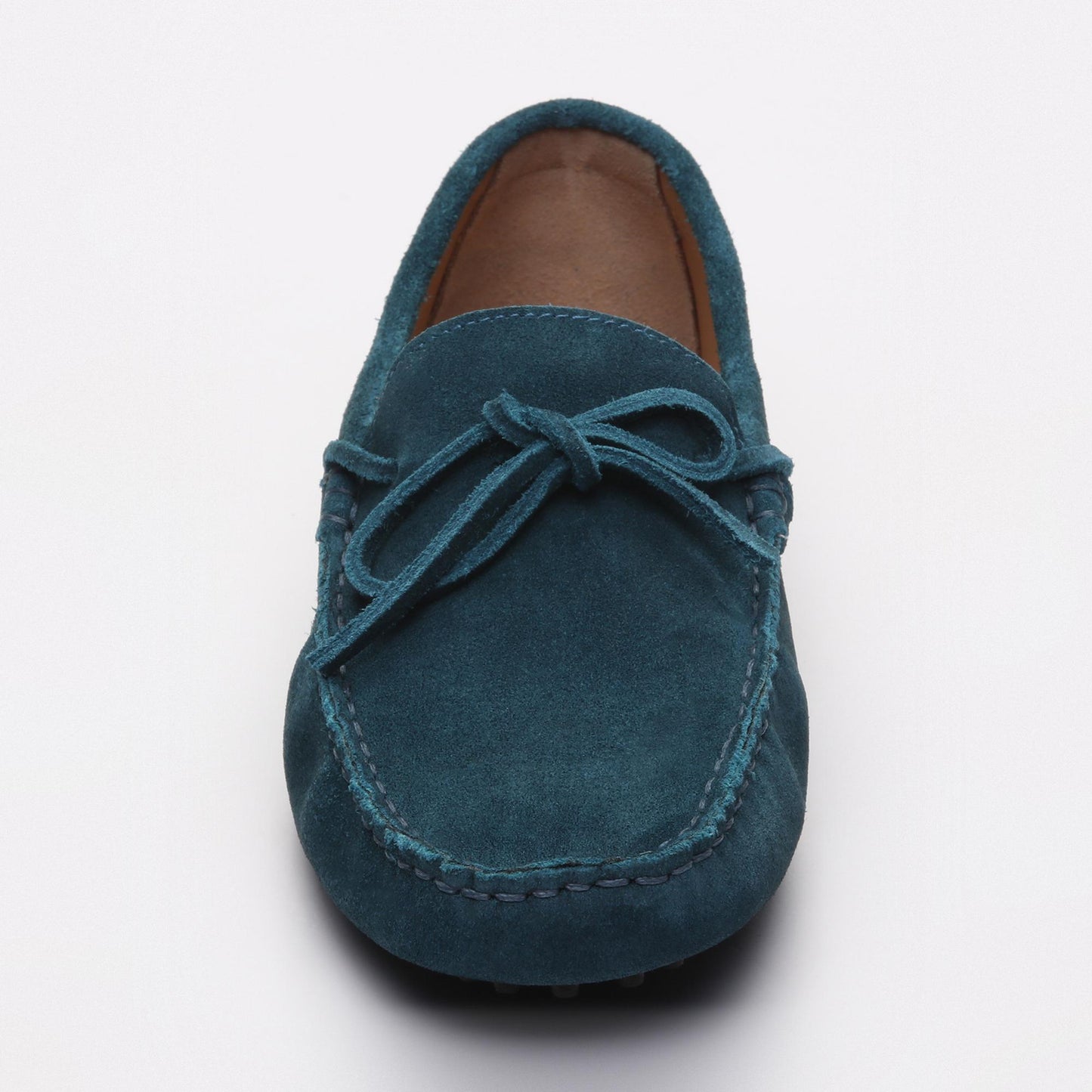 DUKE mocassins à lacets turquoise foncé