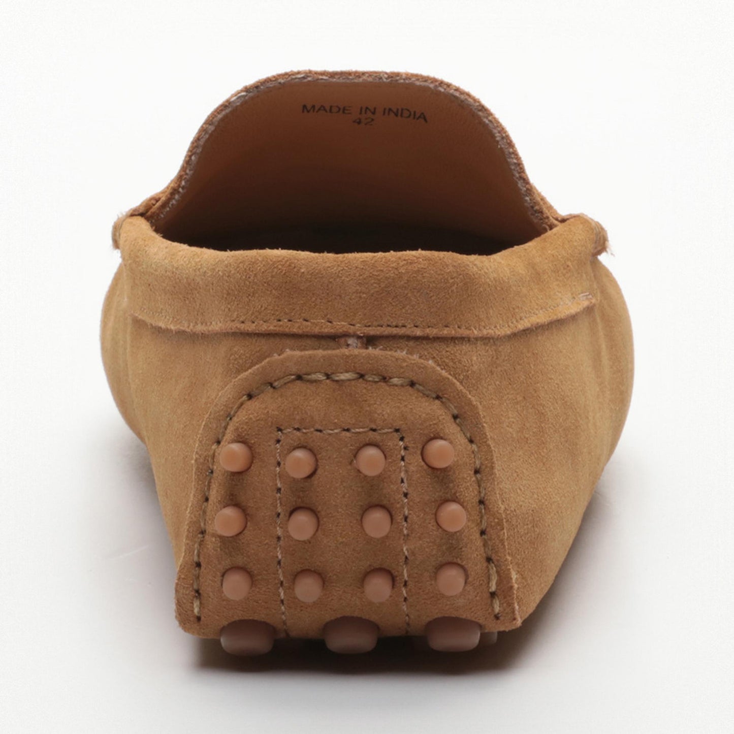 EARL mocassins à pompons cognac
