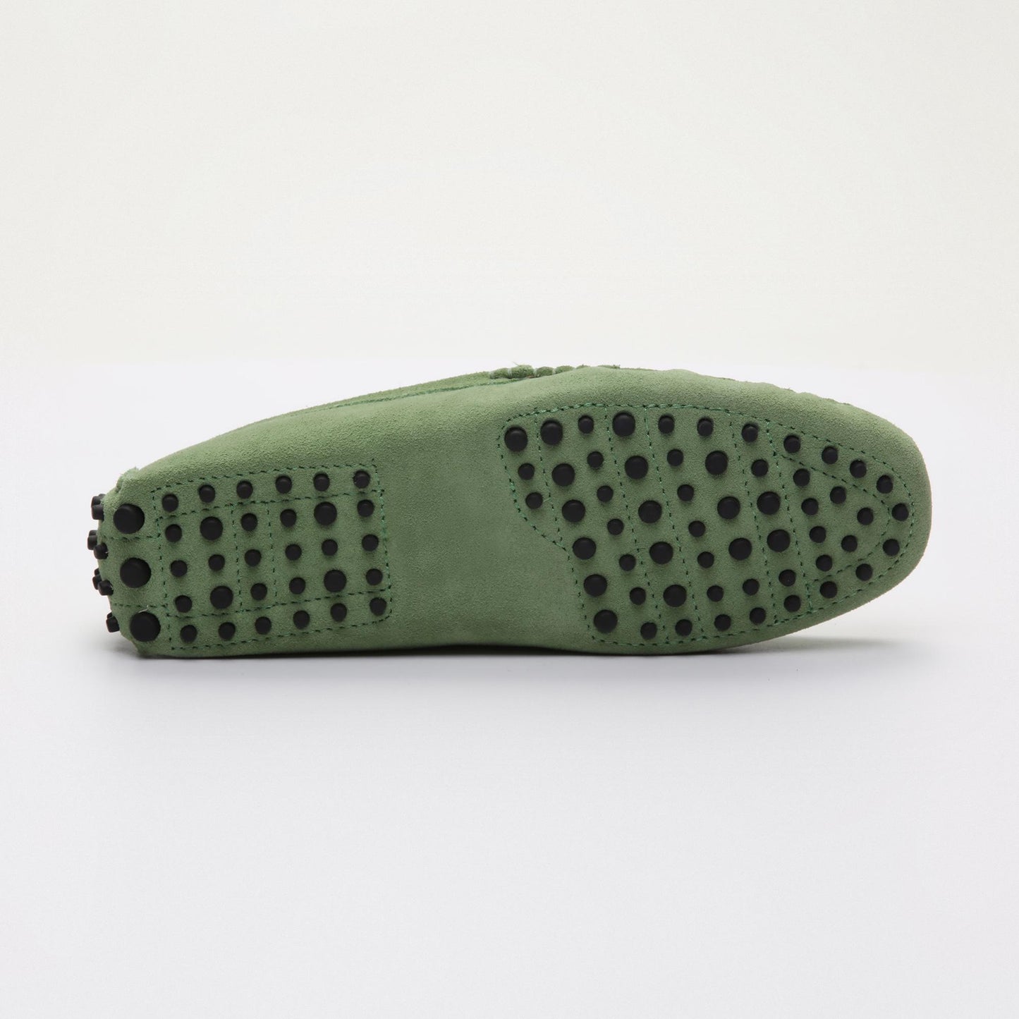 EARL mocassins à pompons vert clair