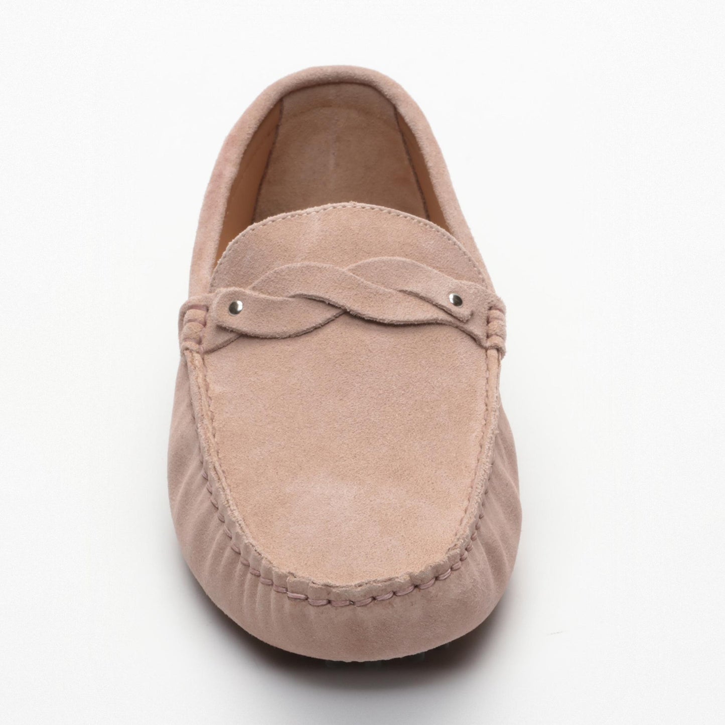 EUGENE mocassins fantaisies vieux rose