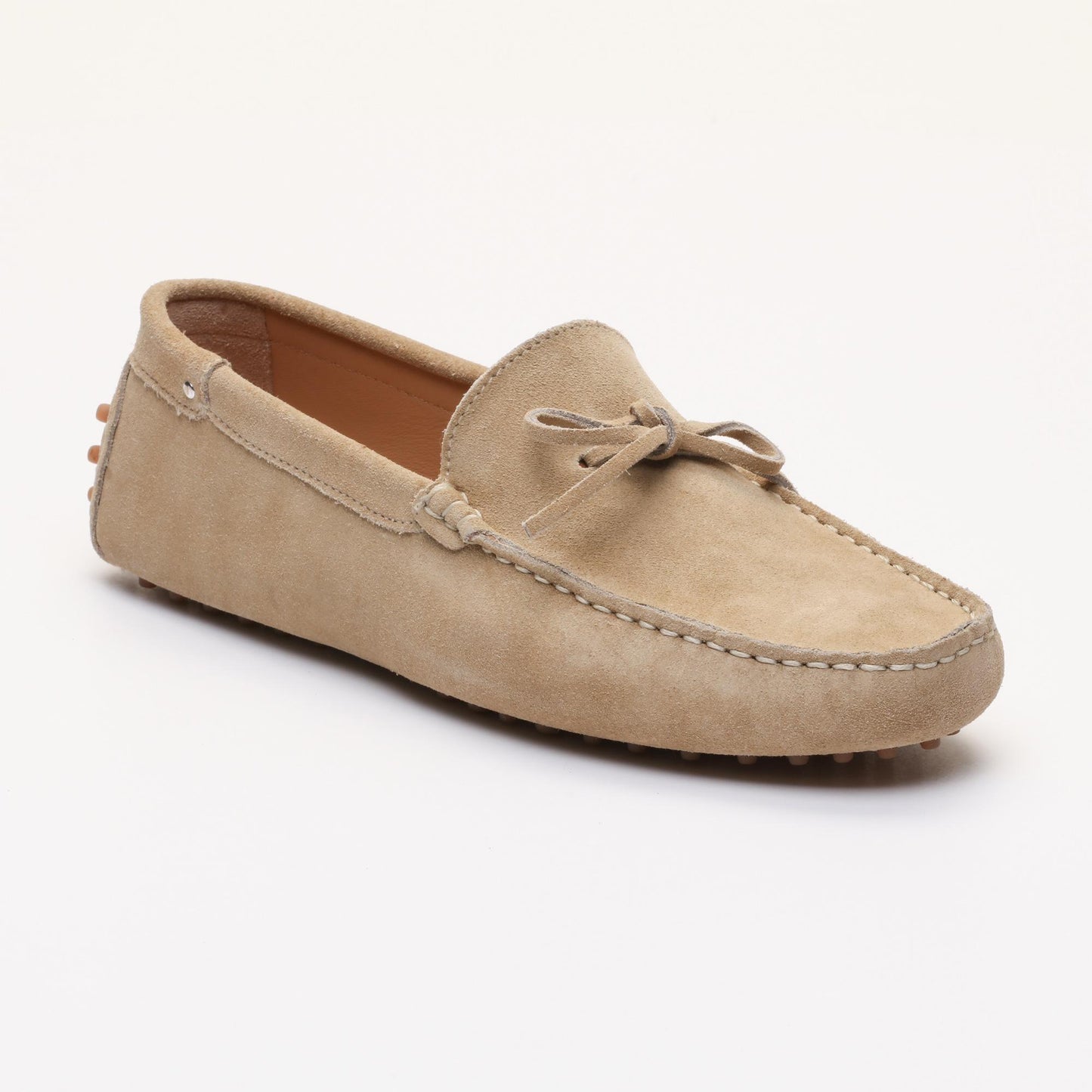 FABIAN mocassins à lacets beige
