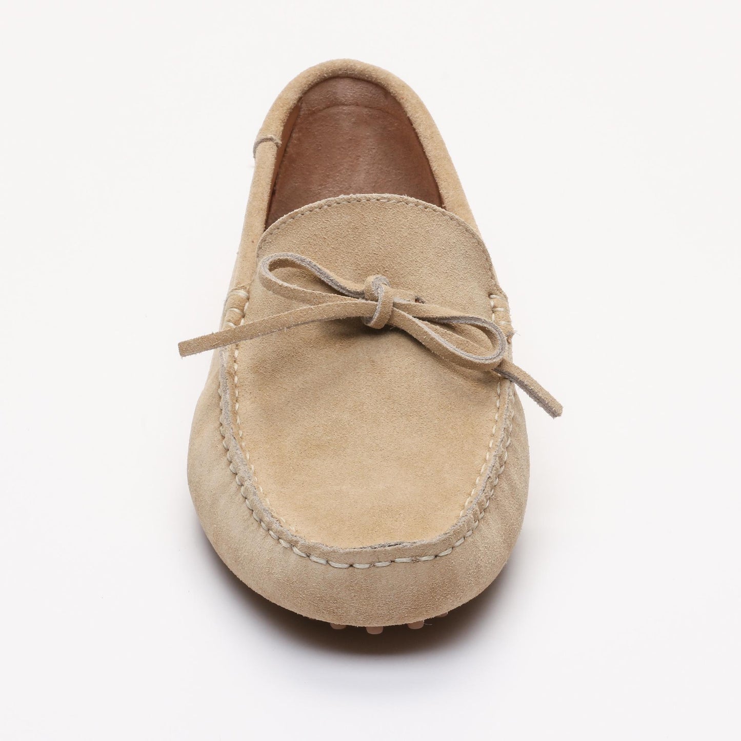 FABIAN mocassins à lacets beige