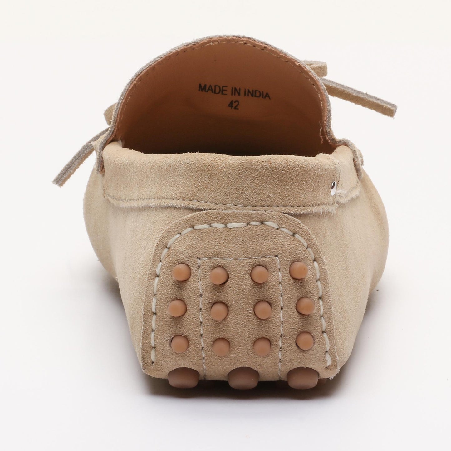 FABIAN mocassins à lacets beige