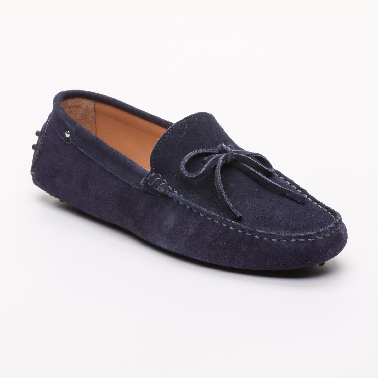 FABIAN mocassins à lacets marine