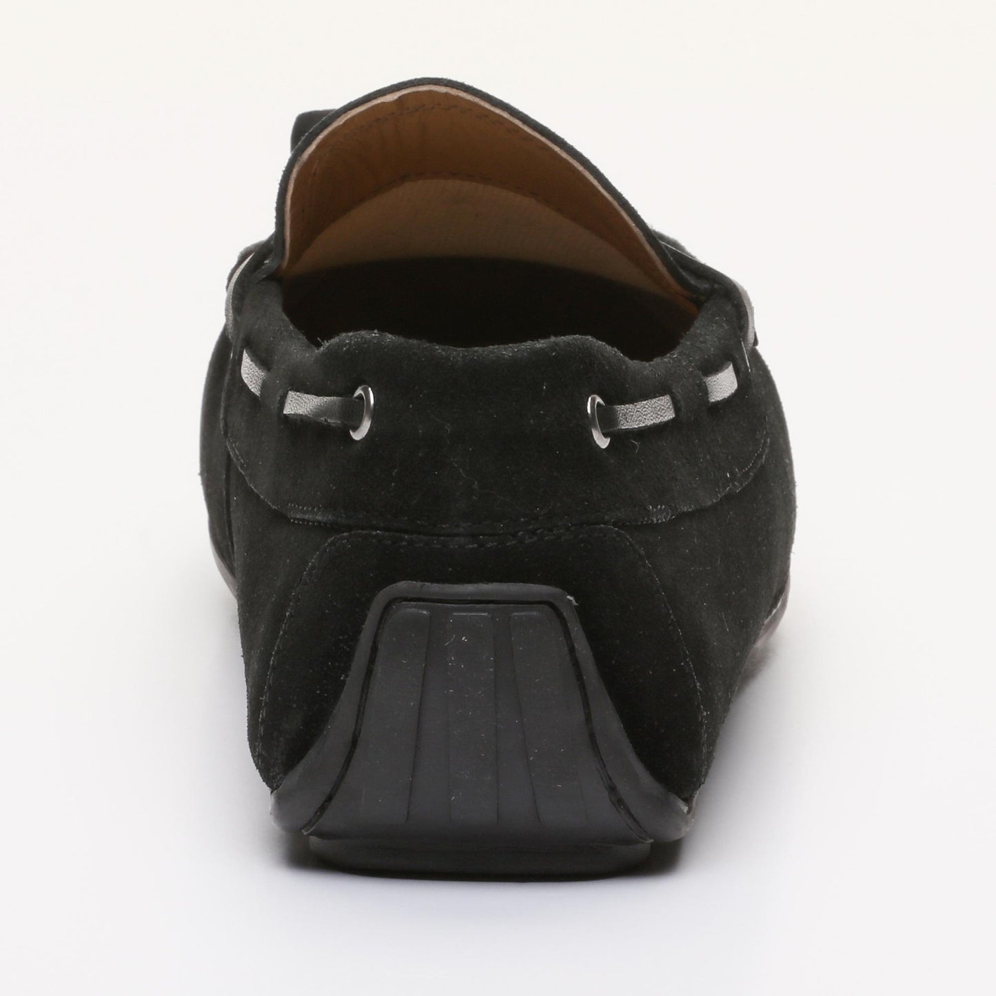 FLORIDE mocassins à pompons noir