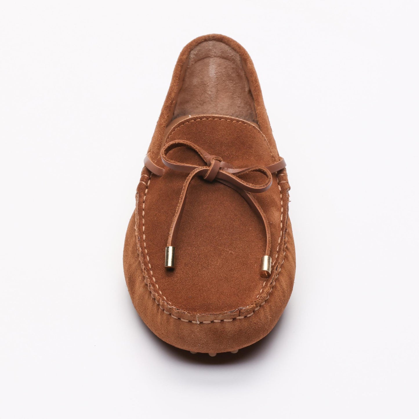 GLOUCESTER mocassins à lacets camel
