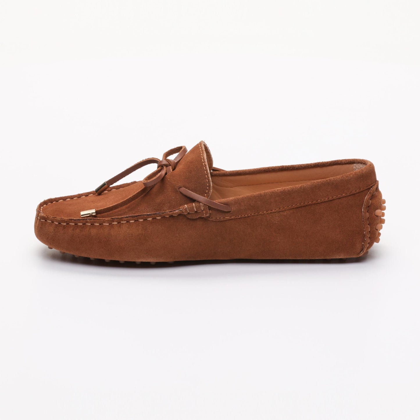 GLOUCESTER mocassins à lacets camel