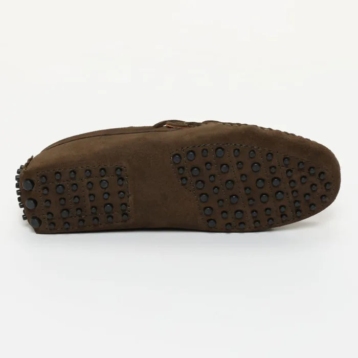 DUKE mocassins à lacets kaki