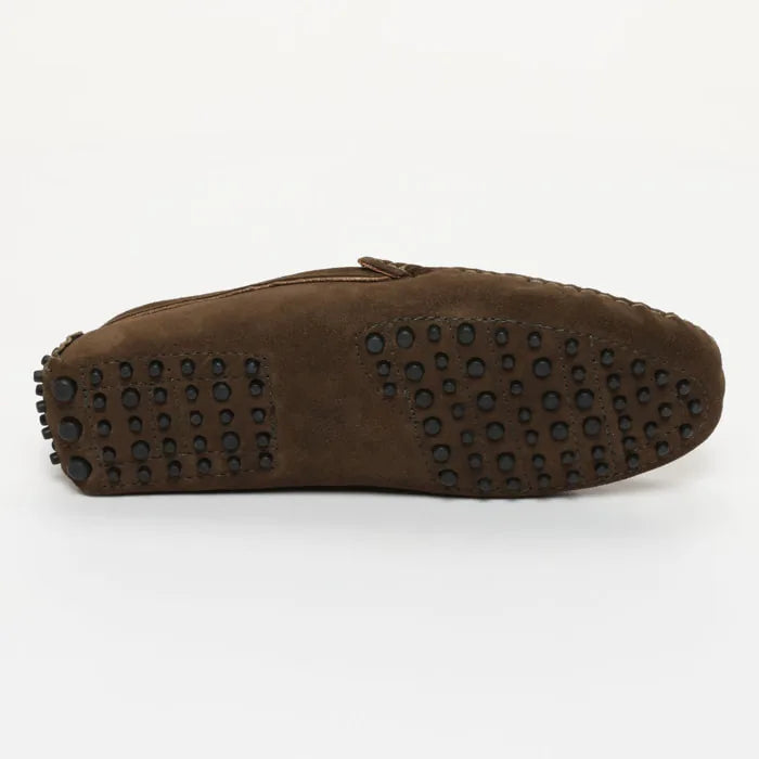 LODRICK mocassins classiques kaki et bronze