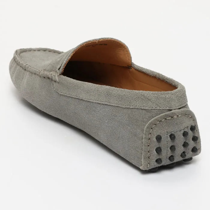 CLIFF mocassins classiques gris et noir