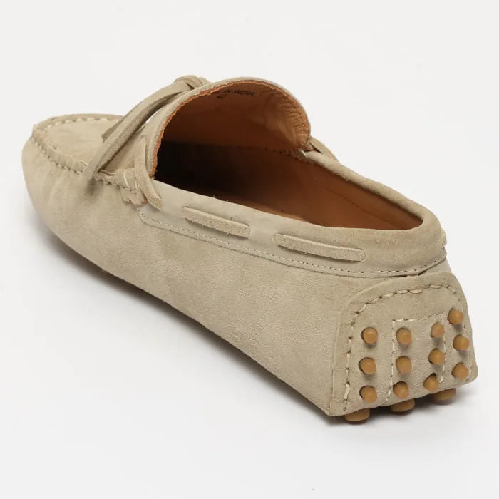 CORNWALL mocassins à lacets beige clair