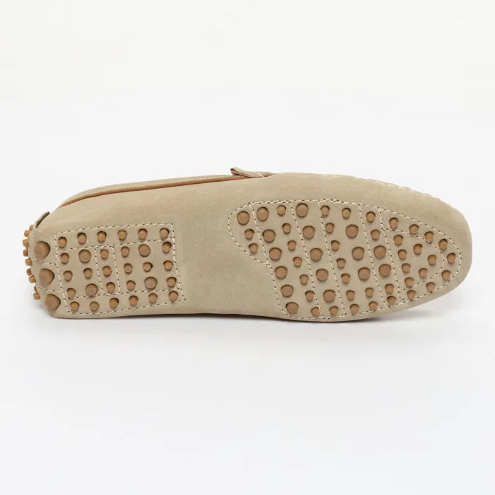 LODRICK mocassins classiques beige clair