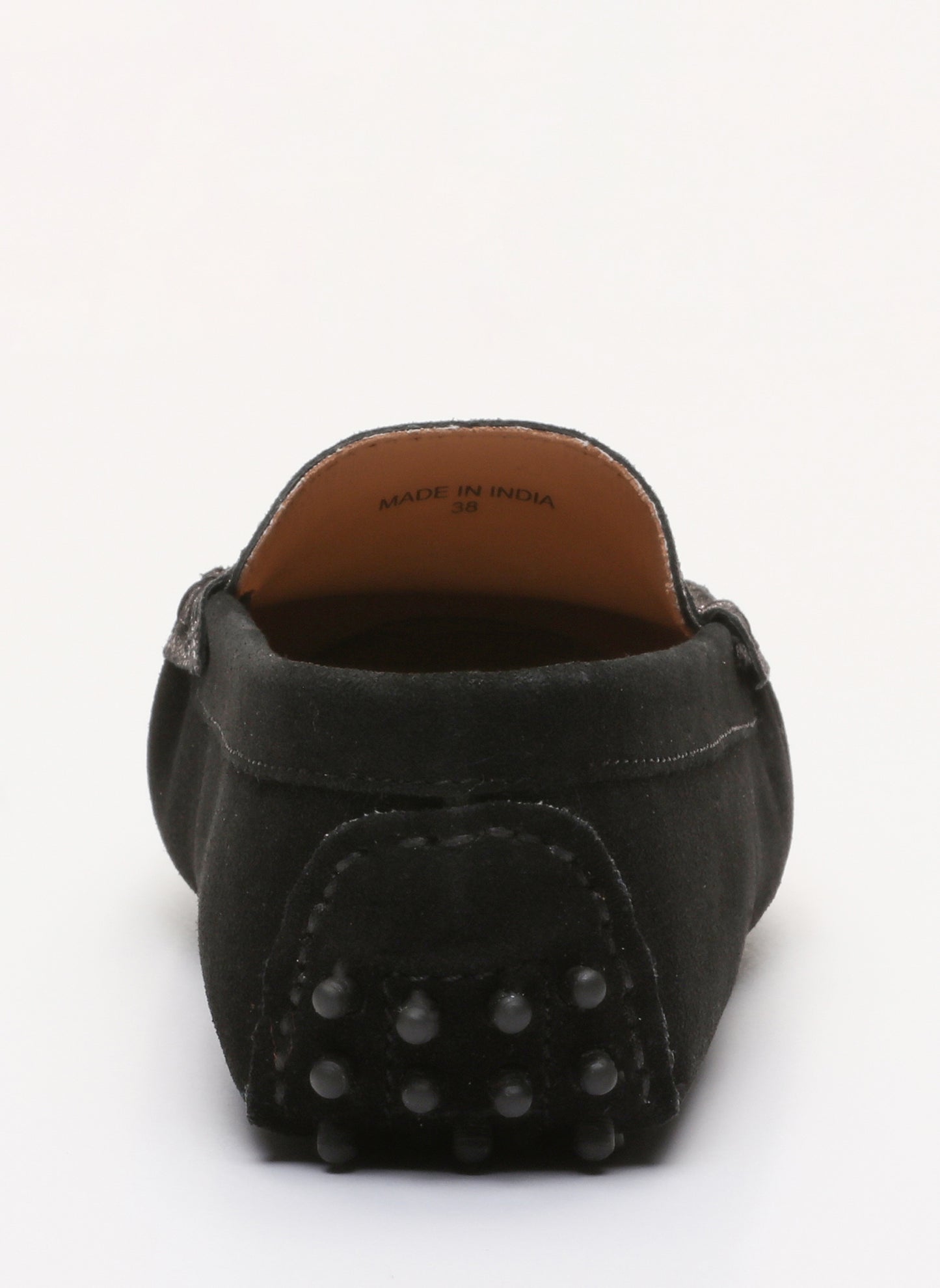 DEIRA mocassins classiques noir et platine