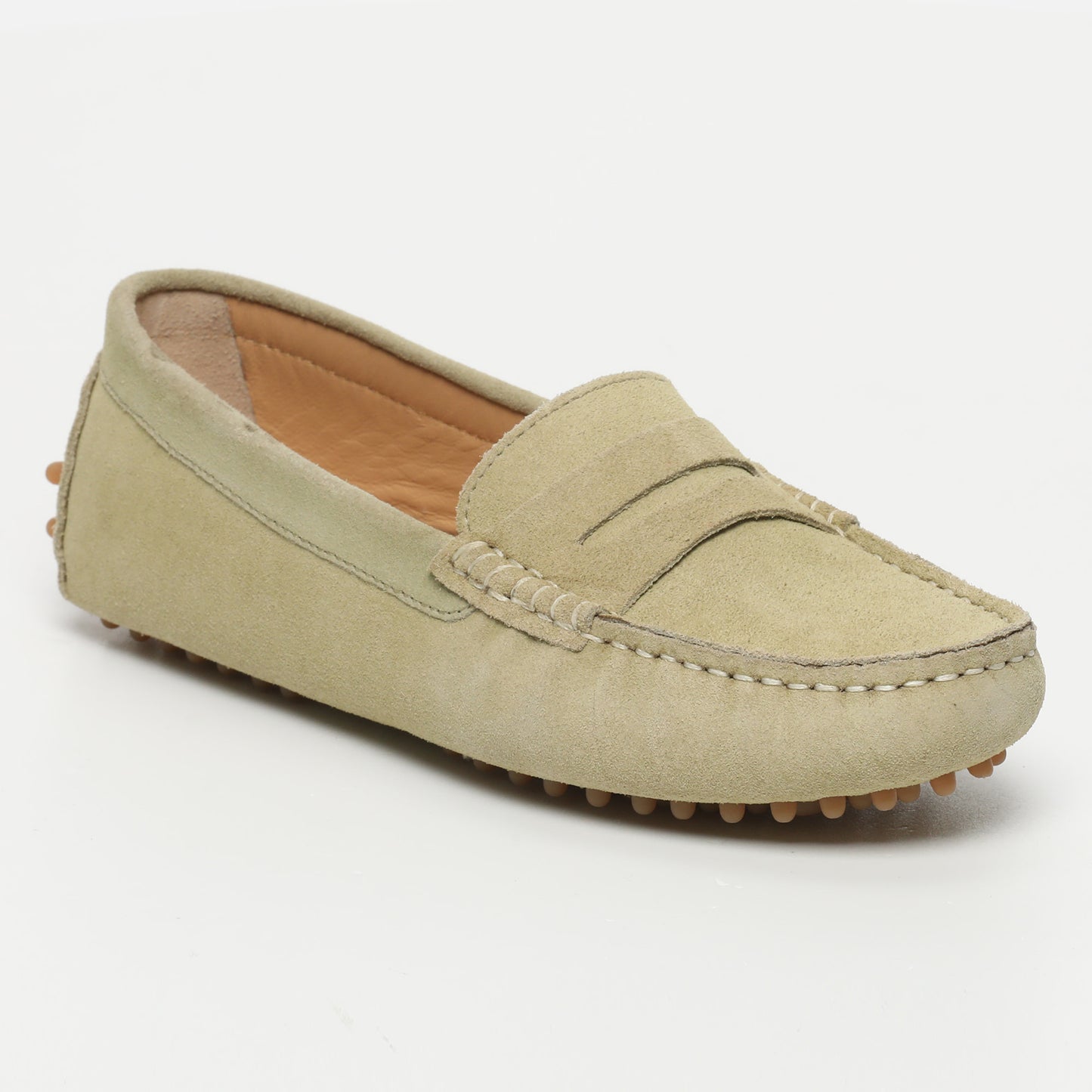 DEIRA mocassins classiques anis