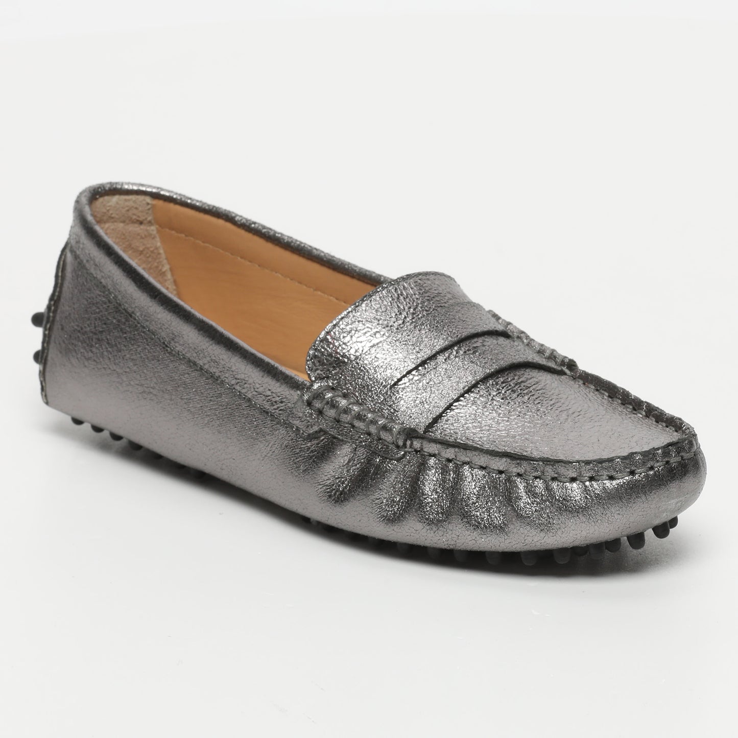 DEIRA mocassins classiques argent foncé
