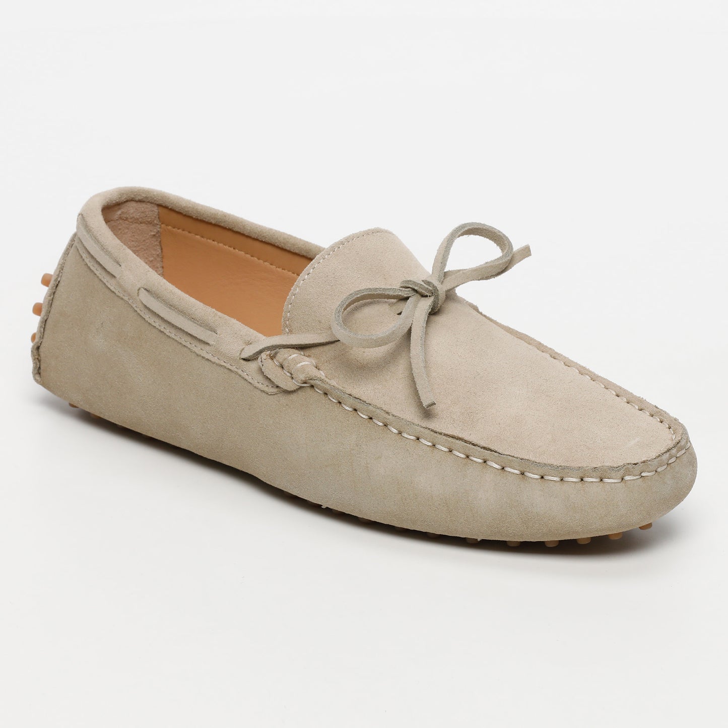 CORNWALL mocassins à lacets beige clair