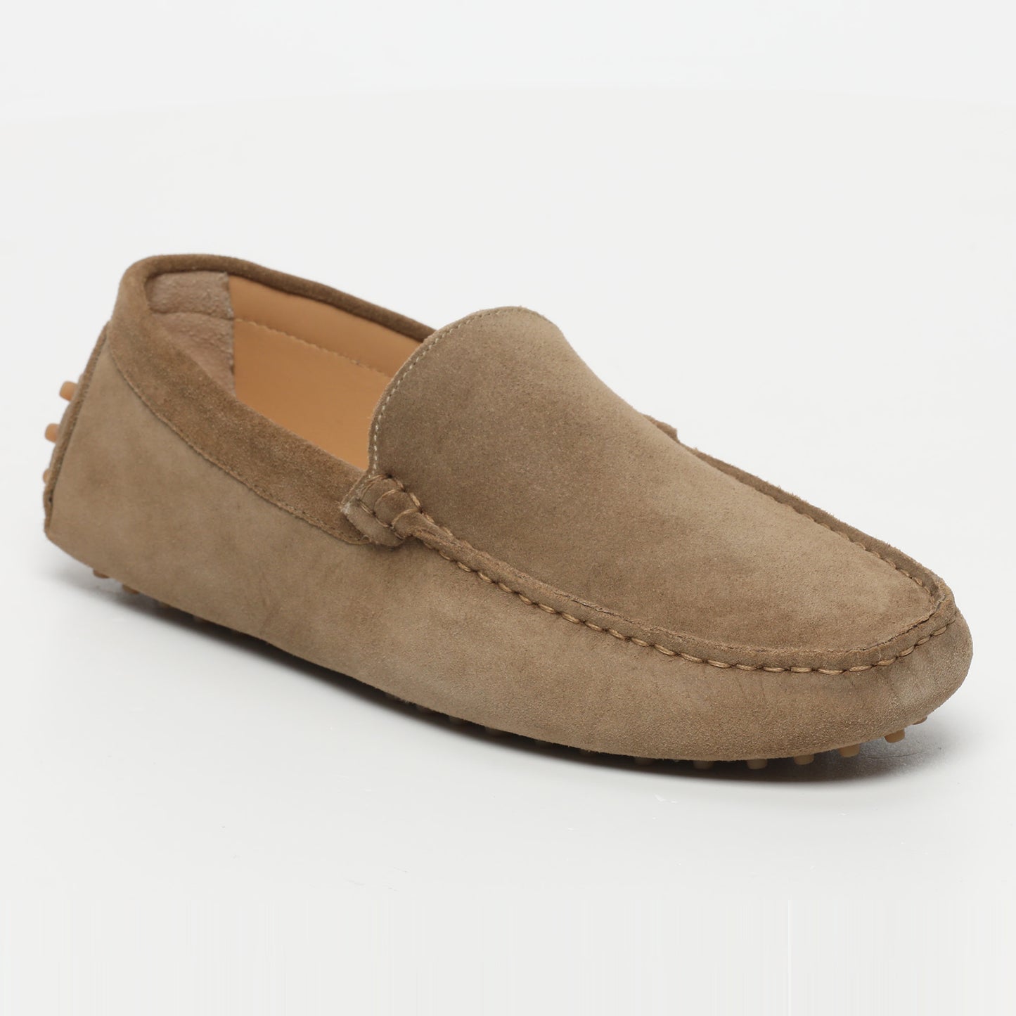 CAMBRIDGE mocassins classiques kaki et brun