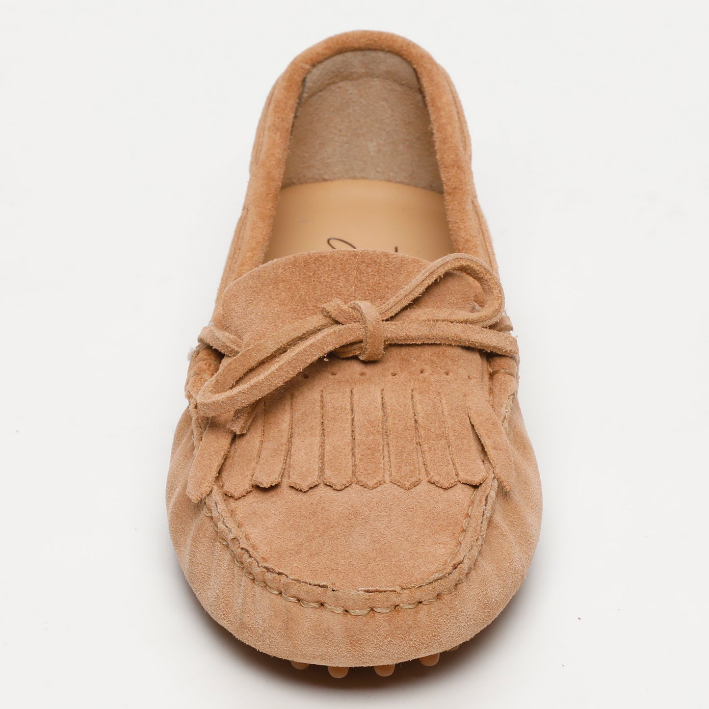 POWYS mocassins à lacets pêche