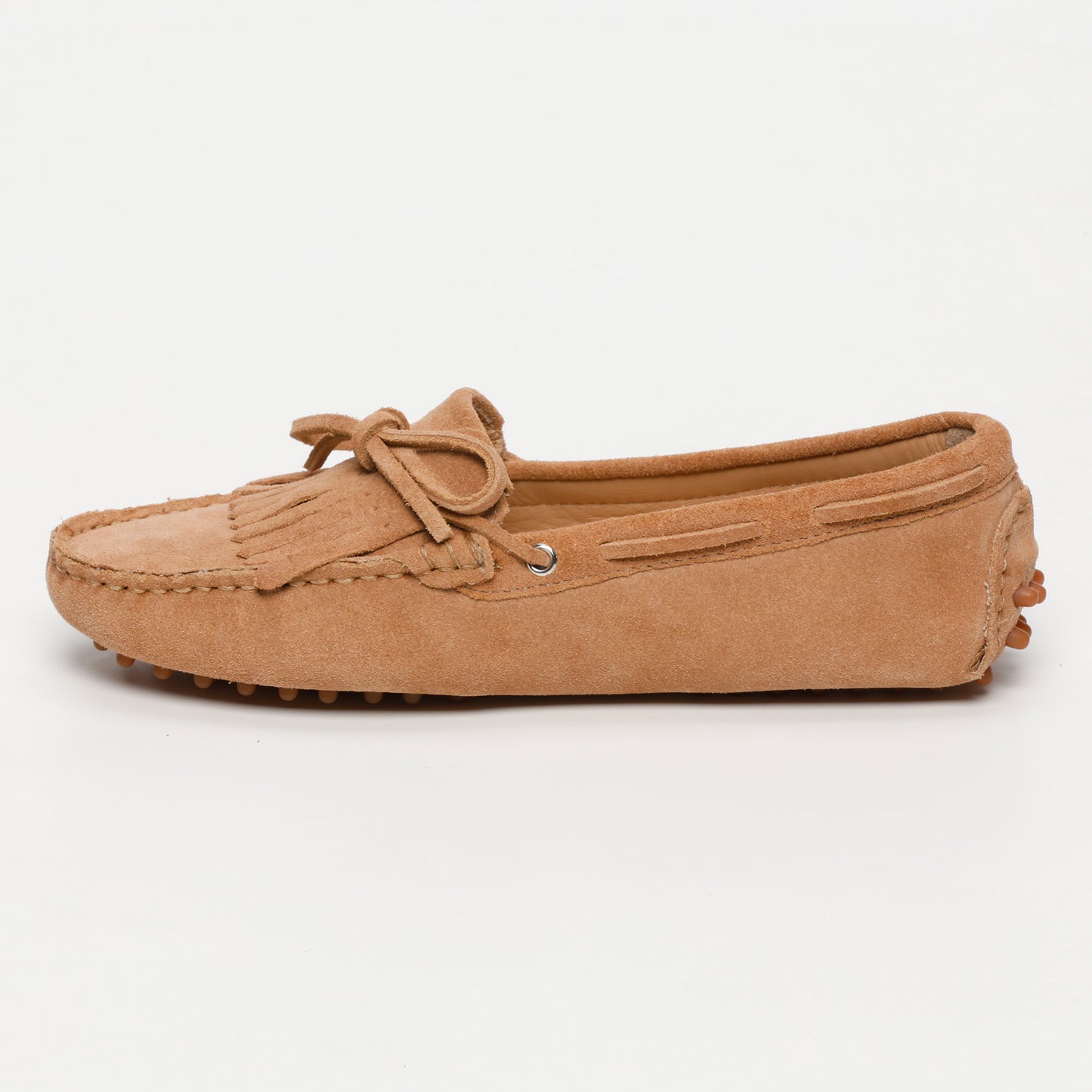 POWYS mocassins à lacets pêche