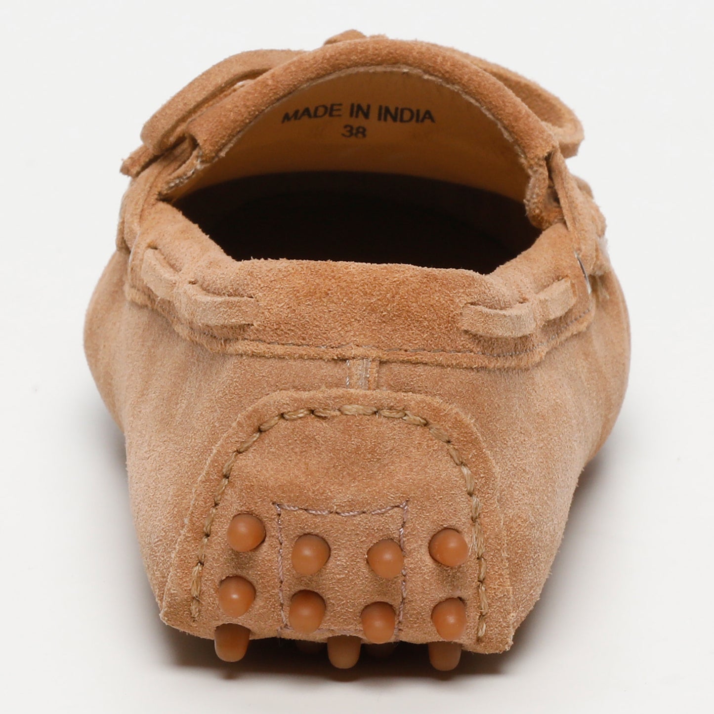 POWYS mocassins à lacets pêche