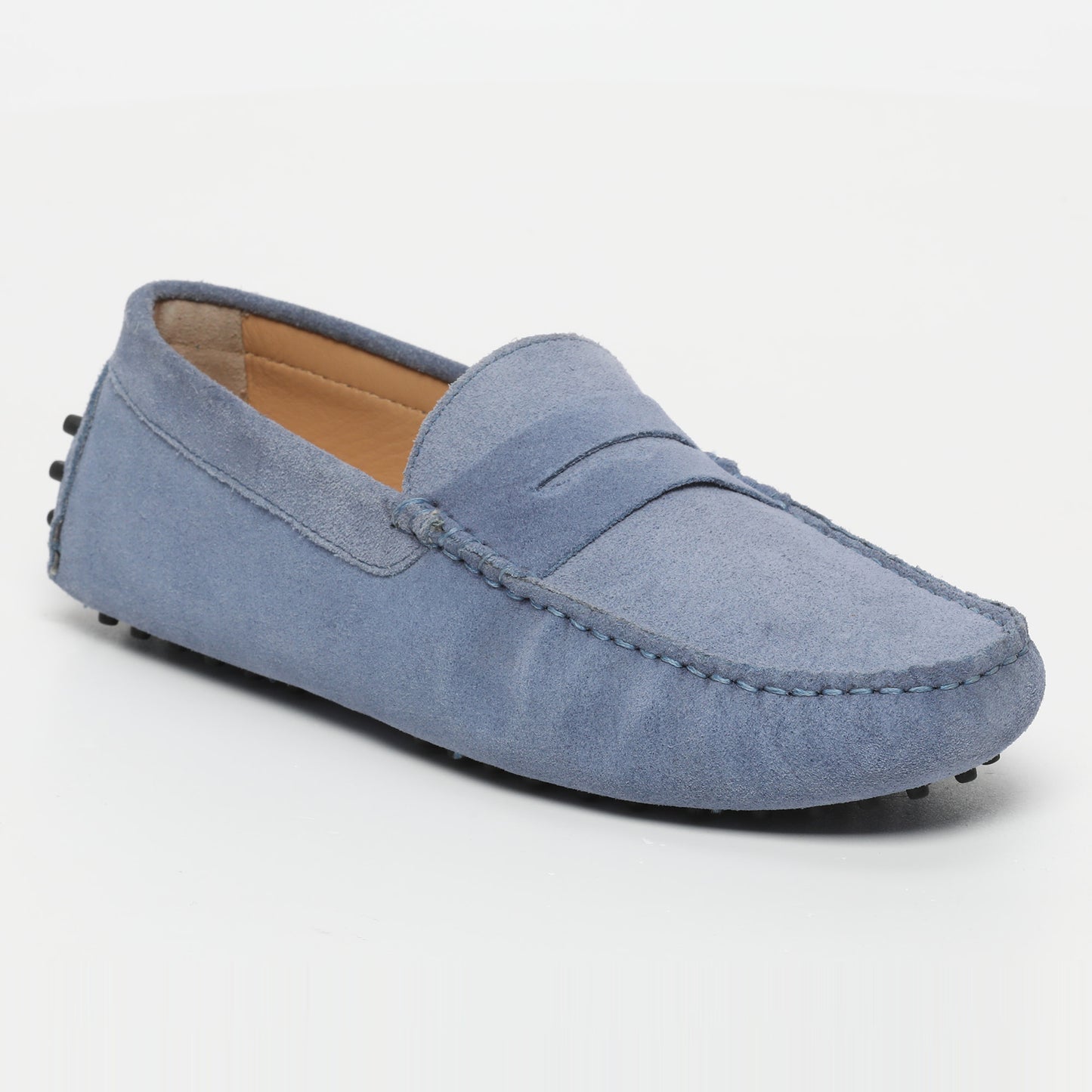 WALES mocassins classiques bleu denim