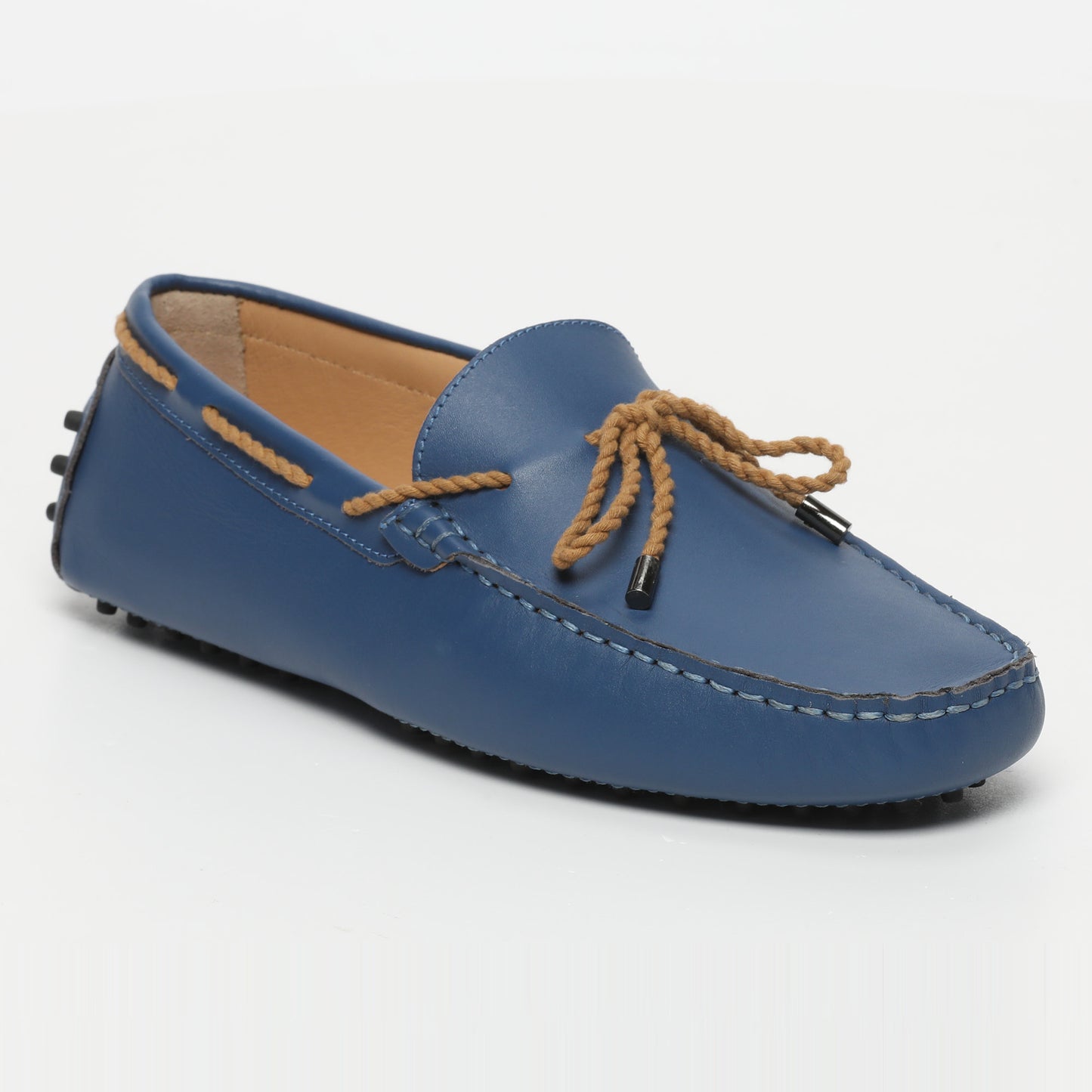 YORK mocassins à lacets bleu